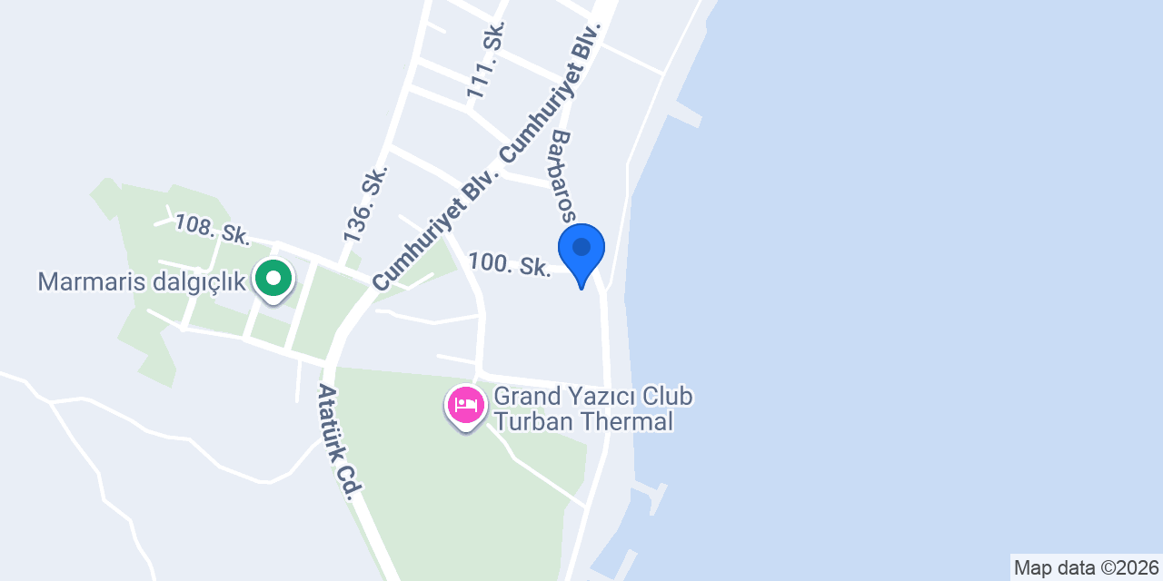 Uysal Motel Beach konumu