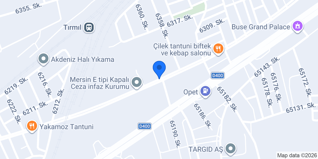 Toros Gıda konumu