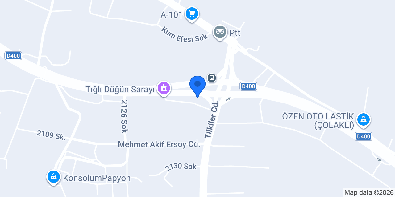 Çolaklı Taksi konumu