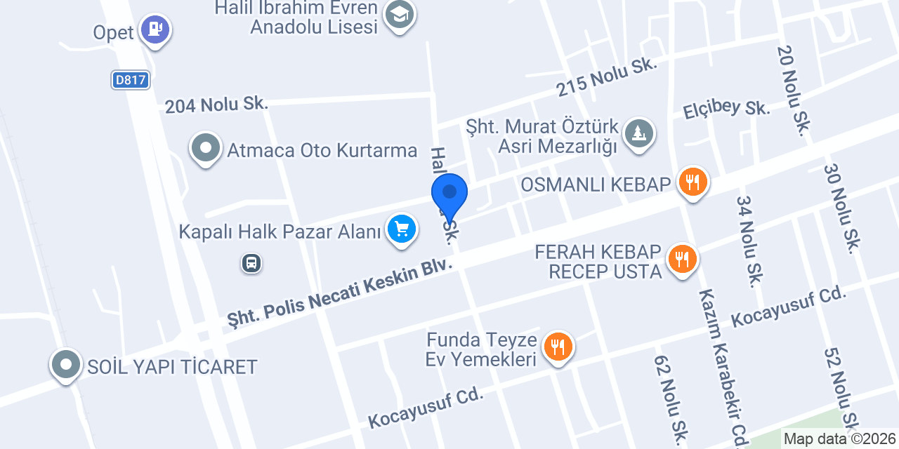 Nazlı teknik OLEFINI konumu