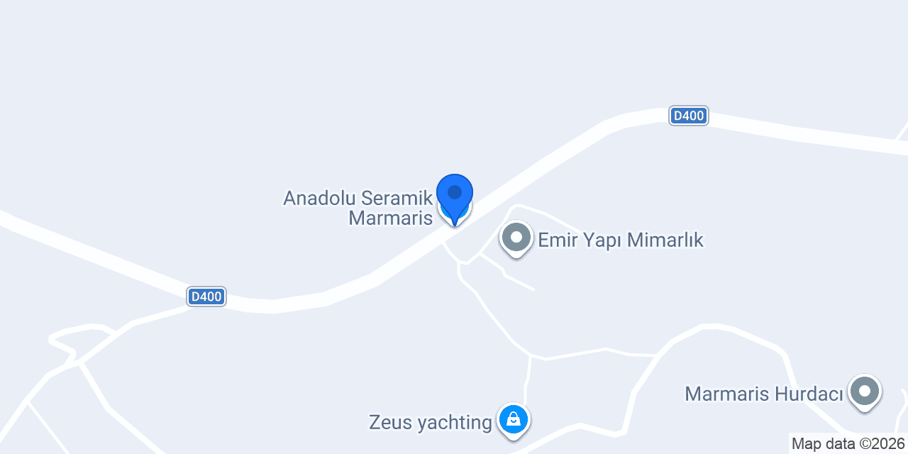 Anadolu Seramik Marmaris konumu