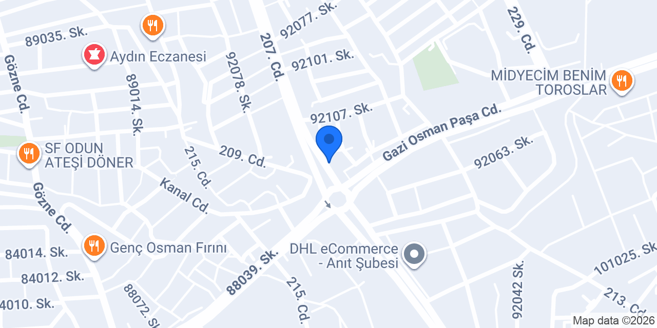 ZÜKA PSA GRUP SERVİS konumu