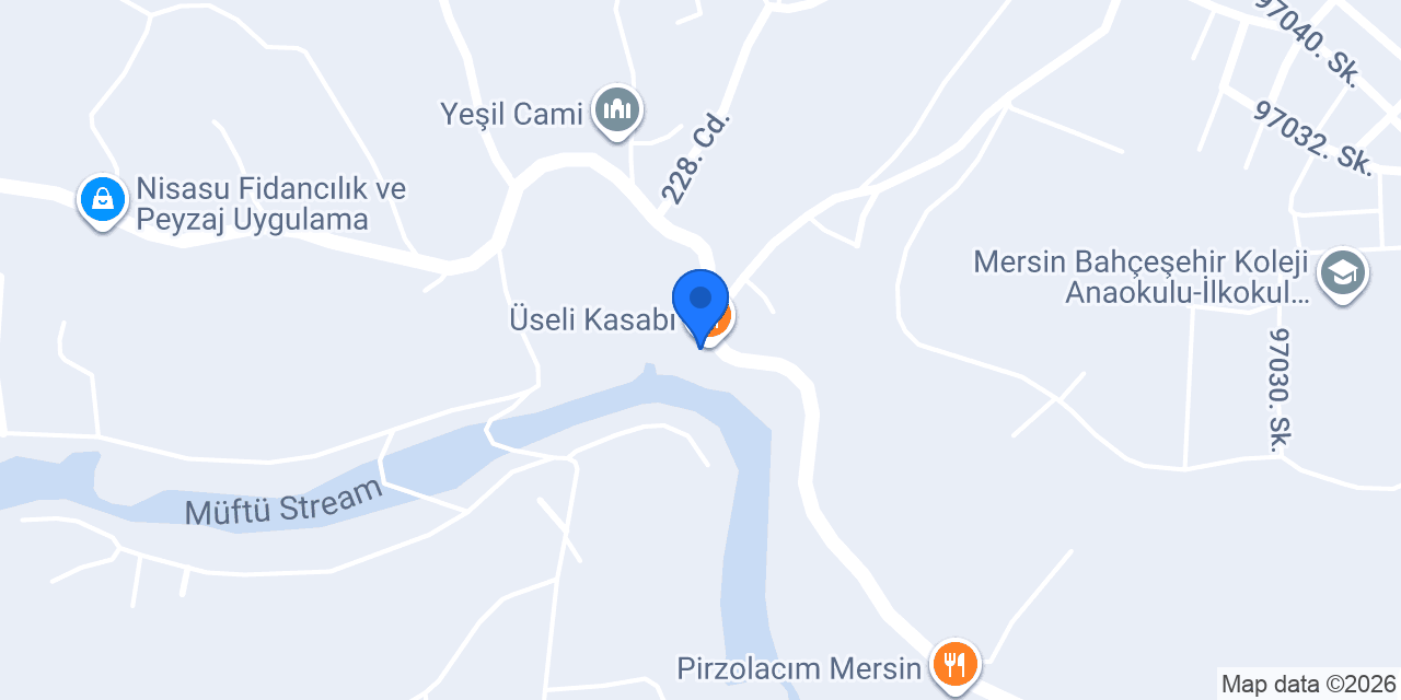 Üseli Kasabı konumu