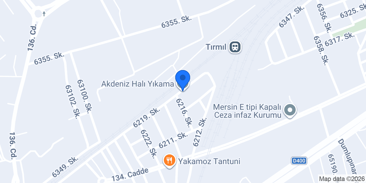 Akdeniz Halı Yıkama konumu