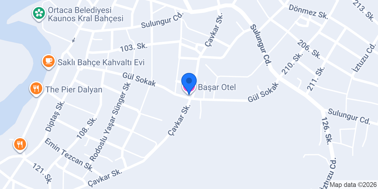 Başar Otel konumu