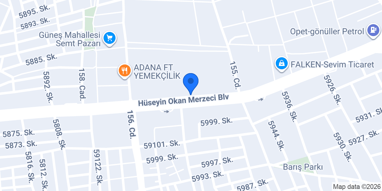 Kervan Tır Parkı konumu