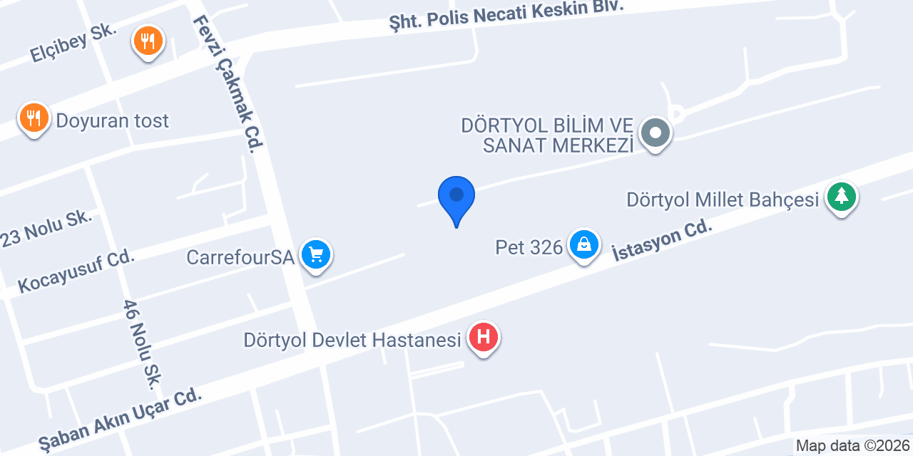 Dörtyol Anadolu İmam Hatip Lisesi konumu
