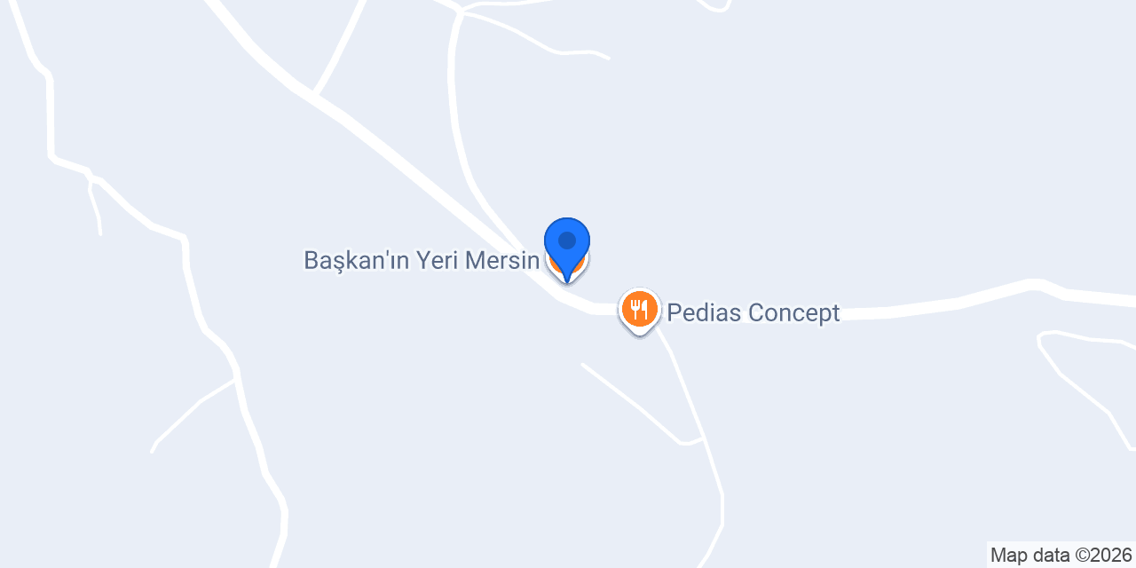Başkan'ın Yeri Mersin konumu