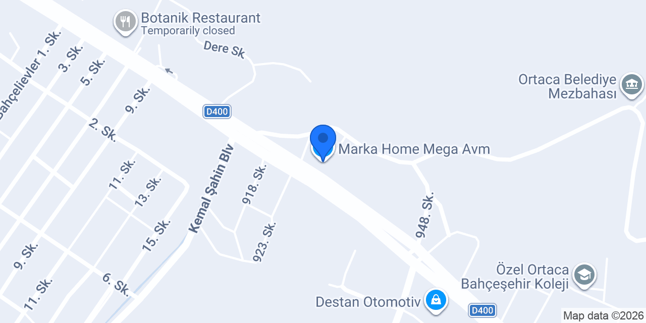Marka Home Mega Avm konumu