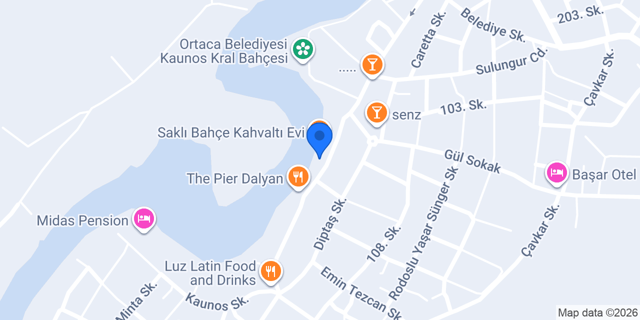 Aktaş Butik Otel konumu