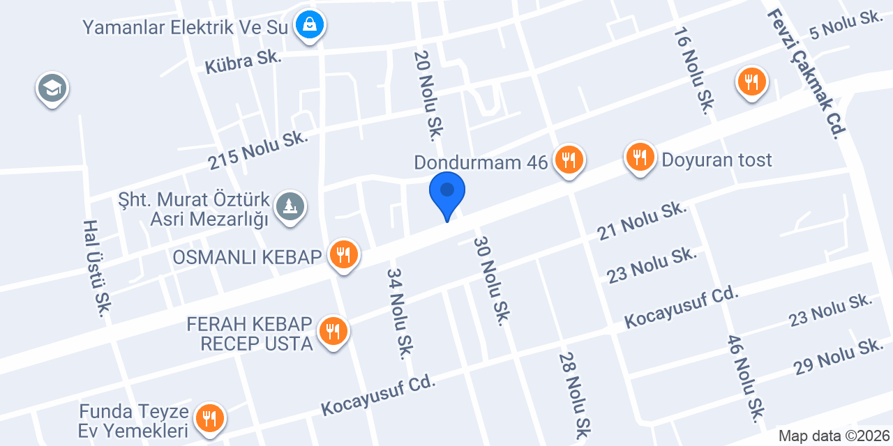 KARAS YAPI DEKORASYON konumu