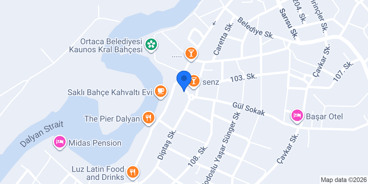 SOSYETE DALYAN konumu