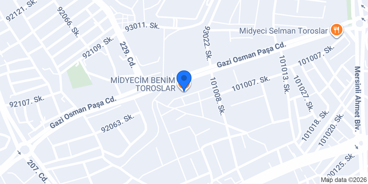 MİDYECİM BENİM TOROSLAR konumu