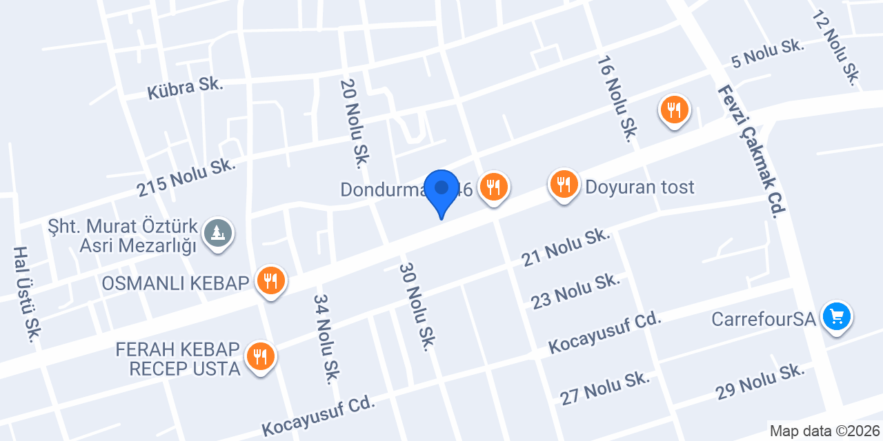 Alakay Av Malzemeleri konumu