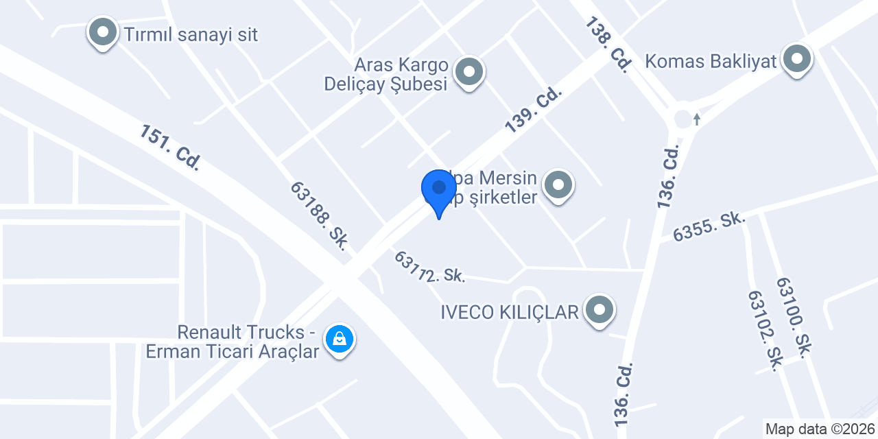 Fillo Lojistik Mersin konumu
