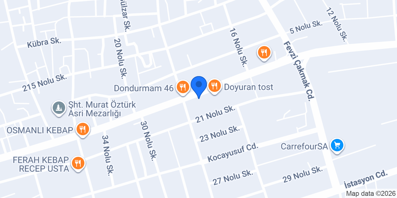 ÖZEL DÖRTYOL DEMİR SÜRÜCÜ KURSU konumu