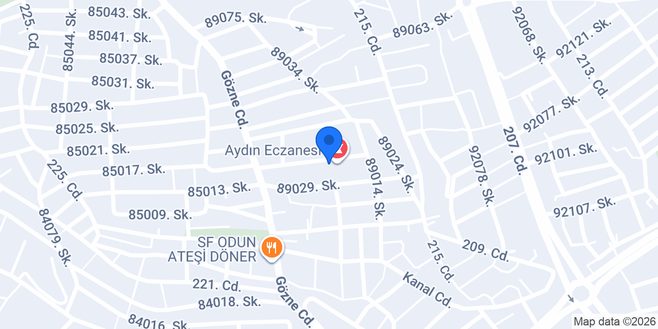 Prof.Dr.Aziz Sancar Aİle Sağlığı Merkezi konumu