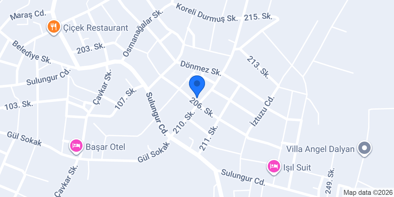 Stay Dalyan Suit ve Apart Hotel konumu