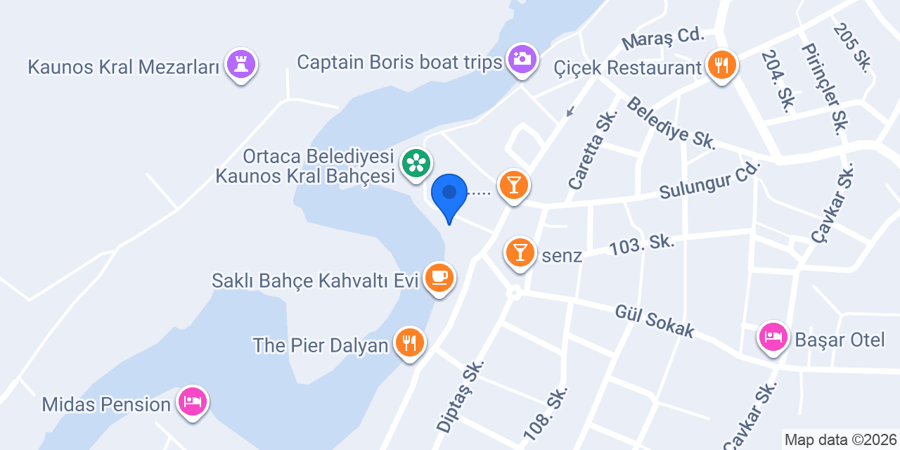 La Boheme Dalyan konumu