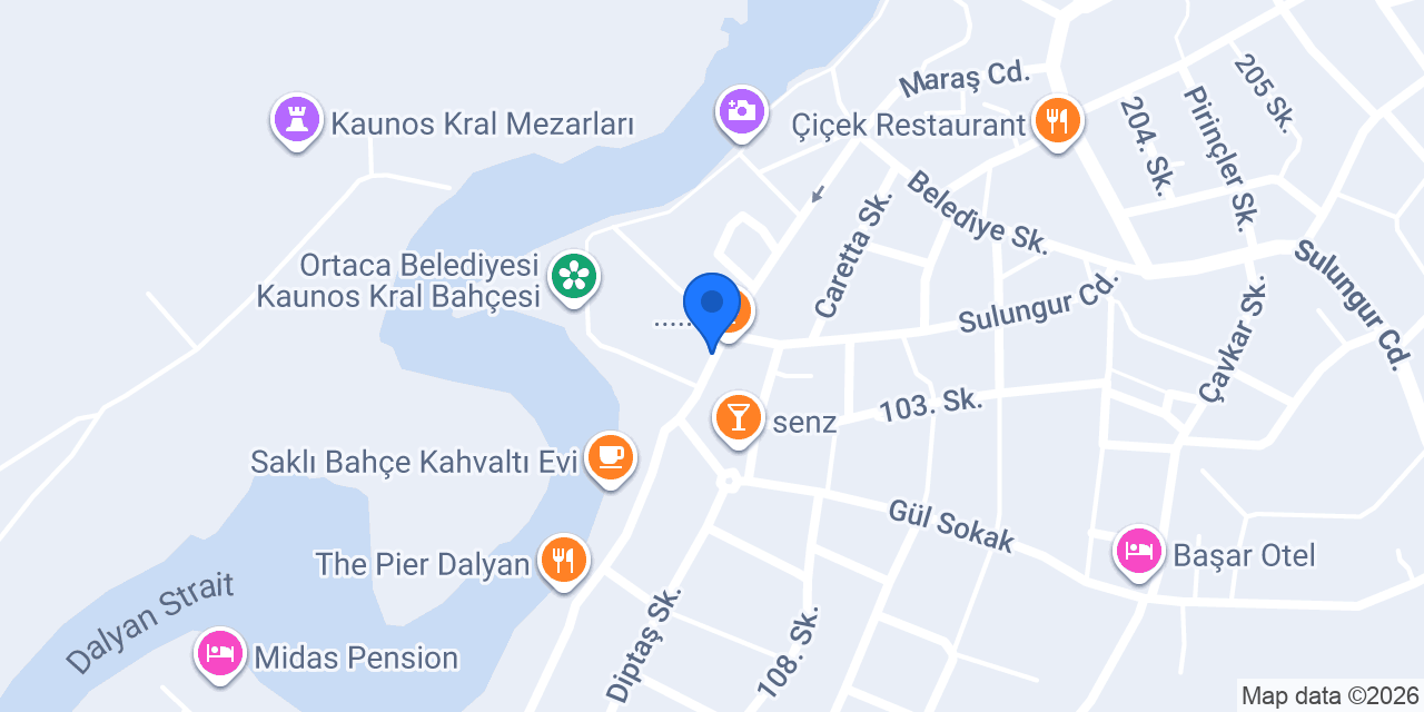 FourSeasons Apart Hotel Dalyan konumu