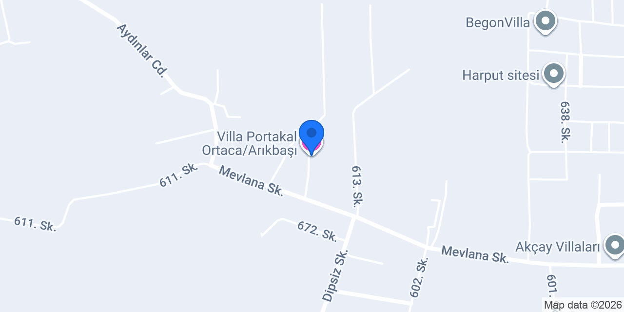 Villa Portakal Ortaca/Arıkbaşı konumu