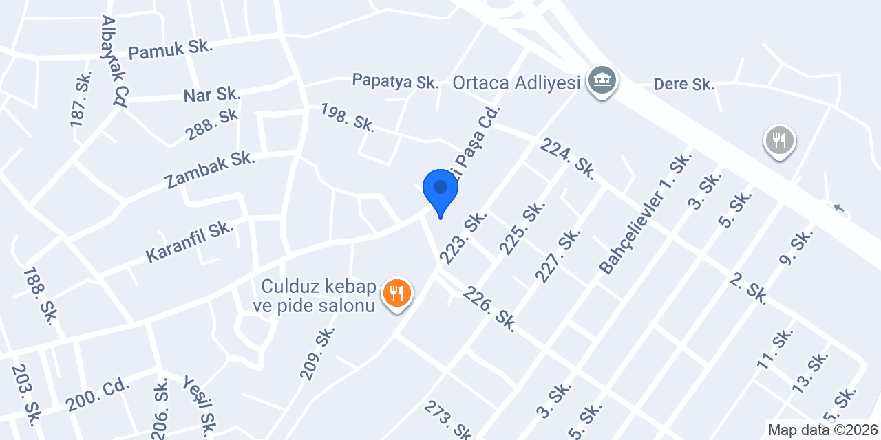 Ortaca Aslan Sıhhi Tesisat konumu