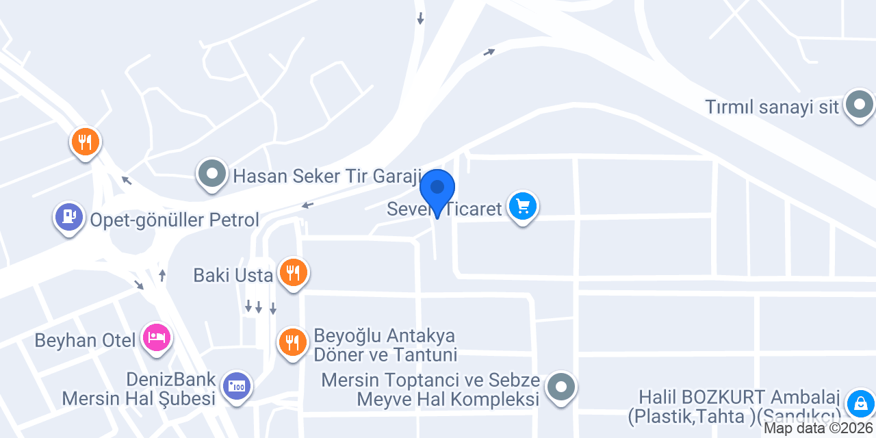 Eşref Kebap mersin konumu