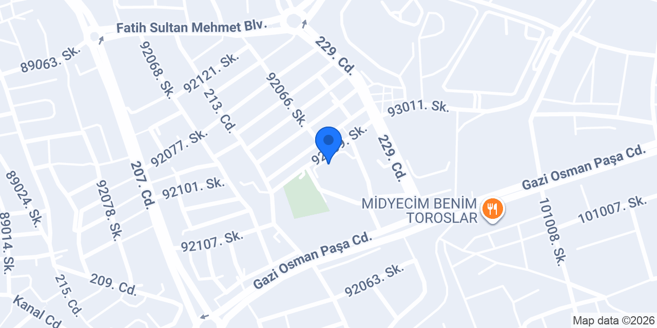 Üstay İlkokulu konumu