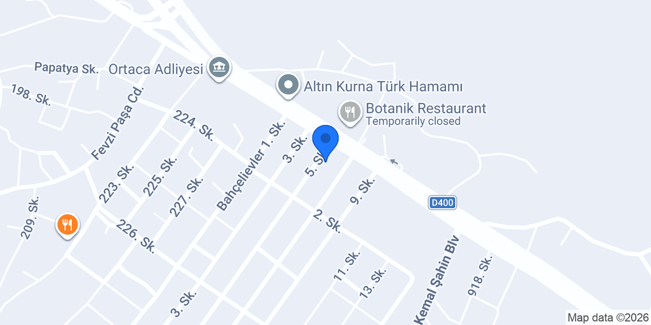AUTO BEYAZ GALERİ ORTACA konumu