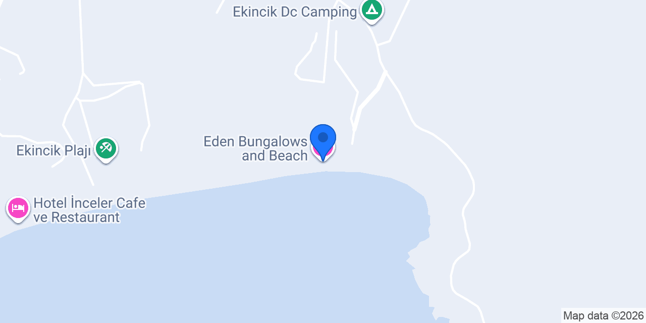 Eden Bungalows and Beach konumu