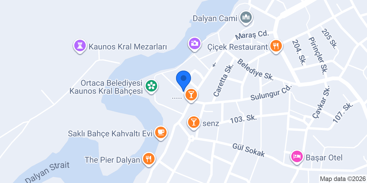 Kadeh Dalyan konumu
