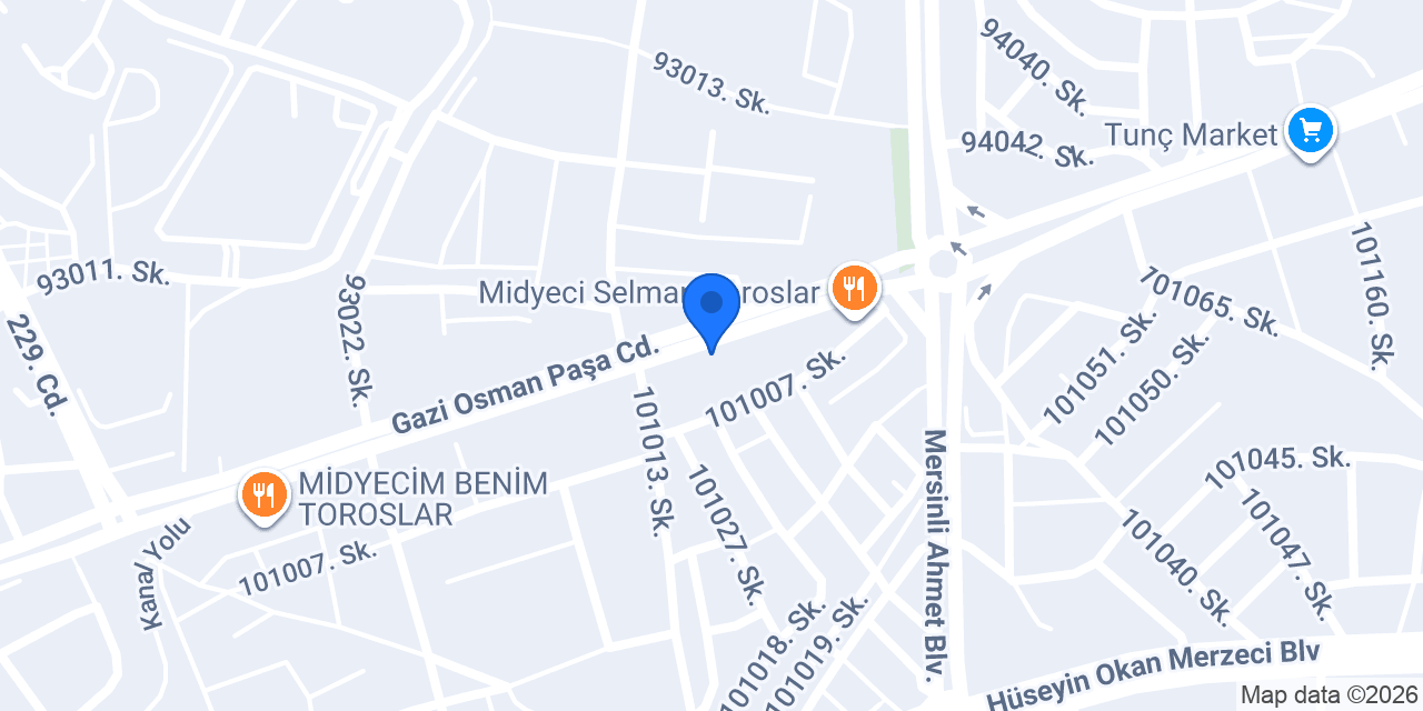 MERSİN AXOY TEKSTİL LTD.ŞTİ. konumu