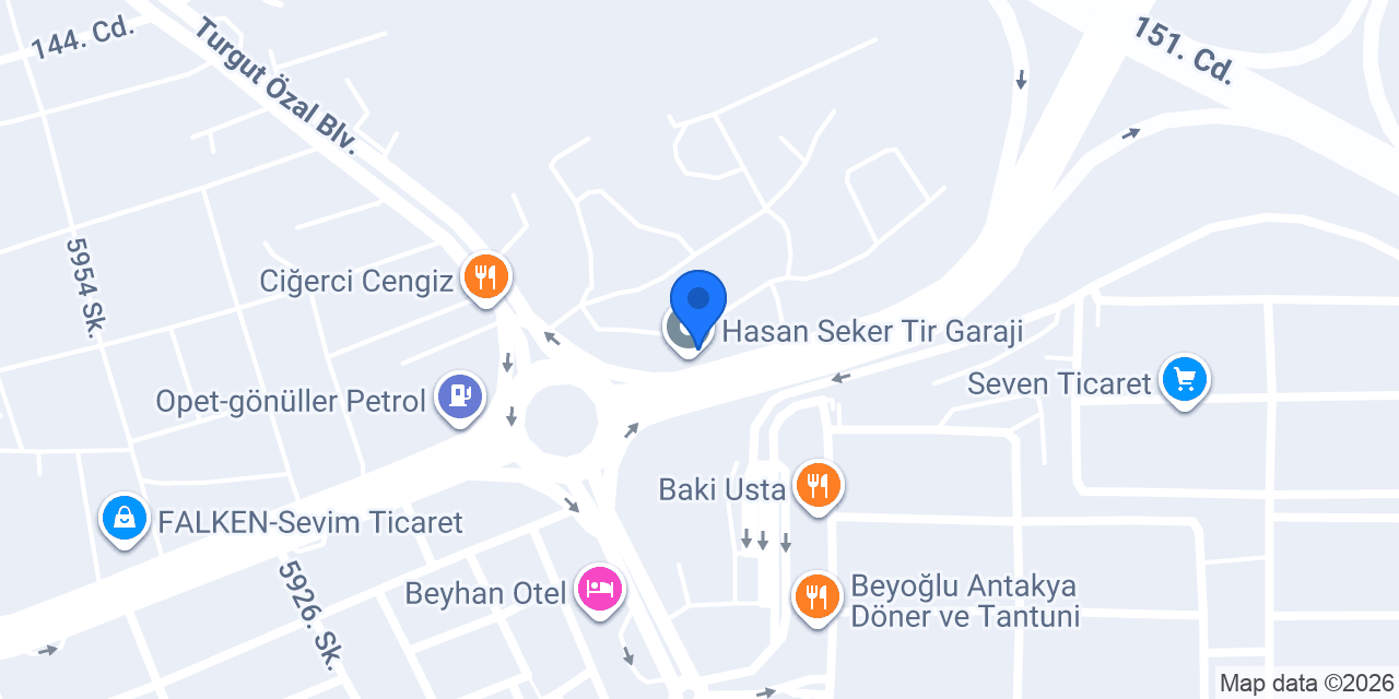 Başaran Auto Fren Sistemi konumu