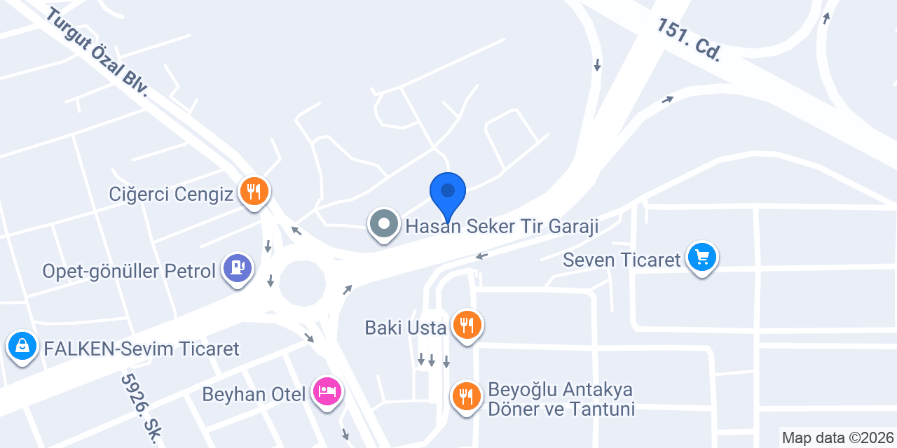 Tır Ve Kamyon Garajı konumu