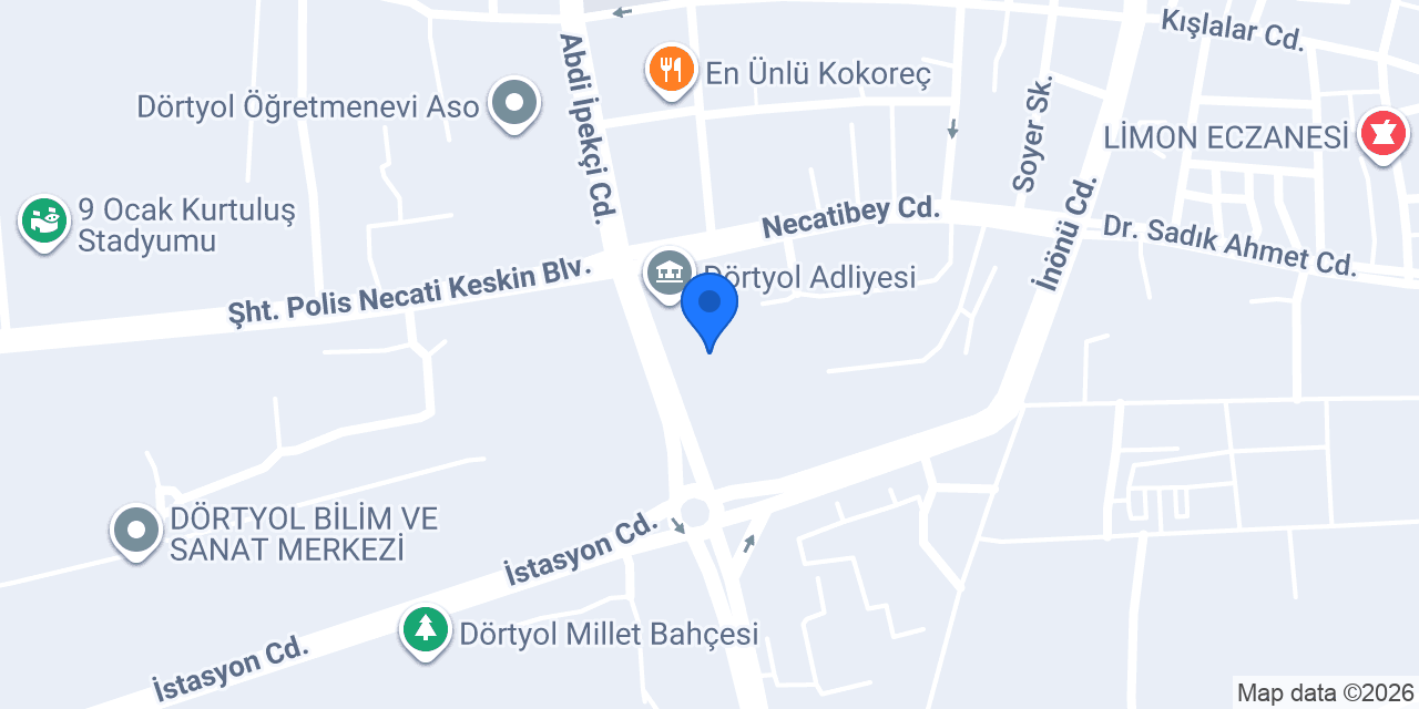 Dörtyol Ticaret Ve Sanayi Odası konumu