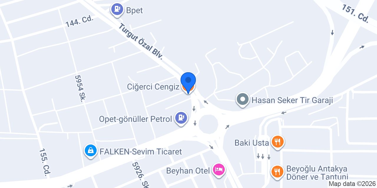 Ciğerci Cengiz konumu