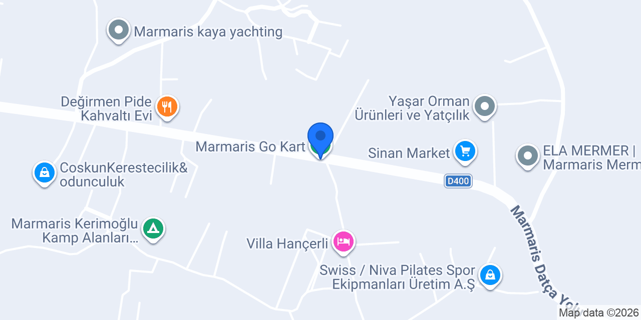 Marmaris Go Kart konumu