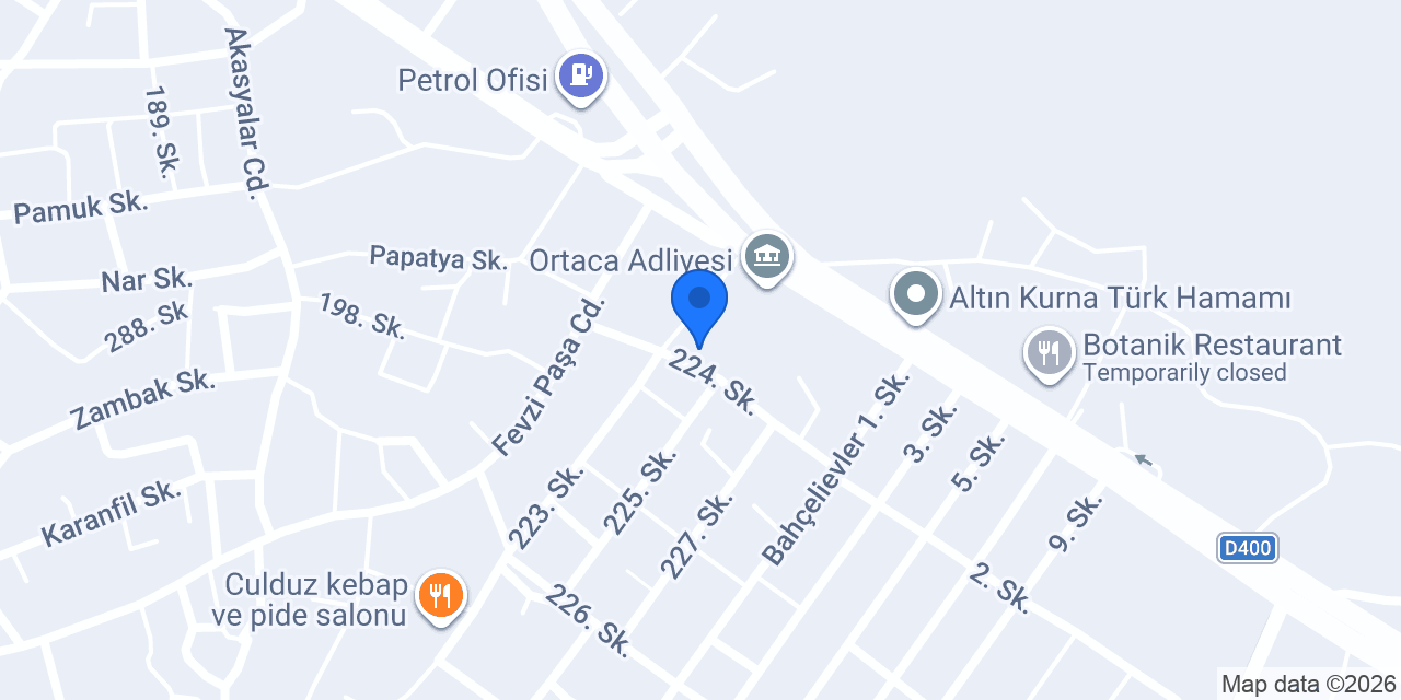 Ortaca Kaymakamlığı konumu