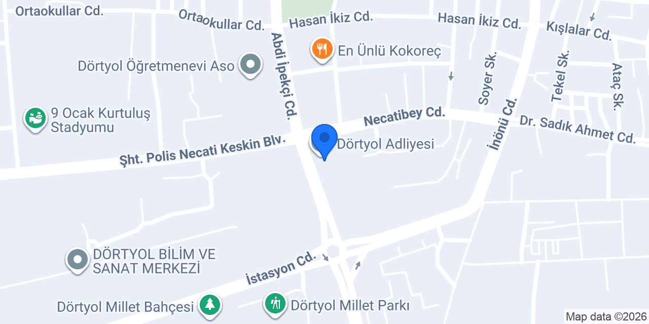 Tuba Ünal Avukatlık Bürosu konumu
