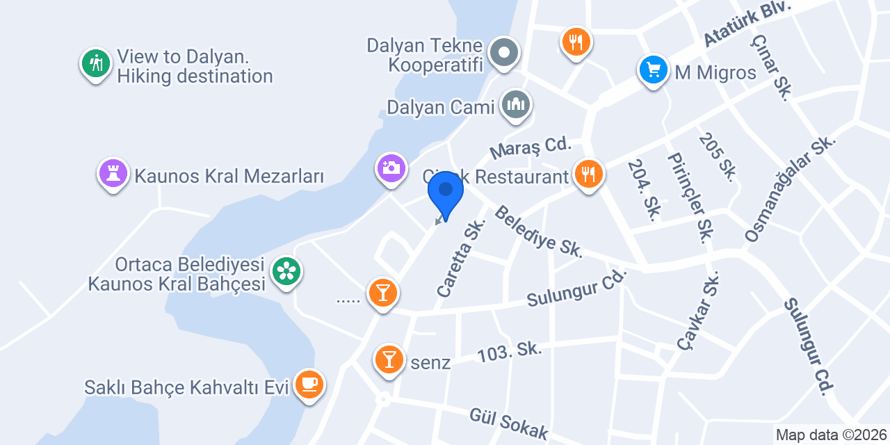 Demet Pastanesi konumu