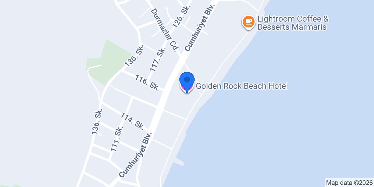 Golden Rock Beach Hotel konumu