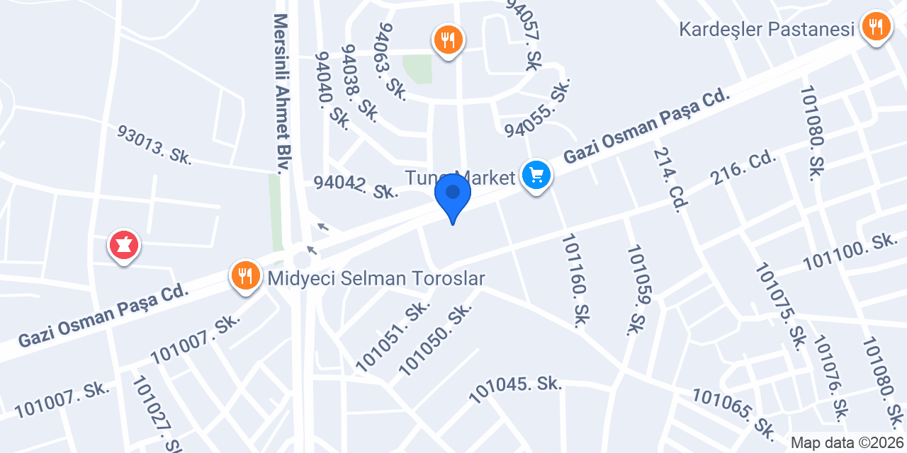 Özsoylu Mermer Mersin konumu