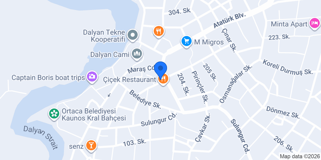 Turizm Danışma Bürosu konumu