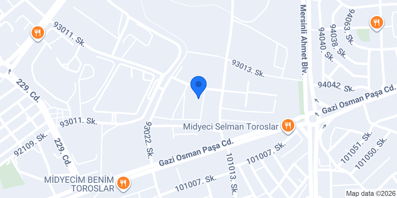 Mersin Mezar Modelleri konumu