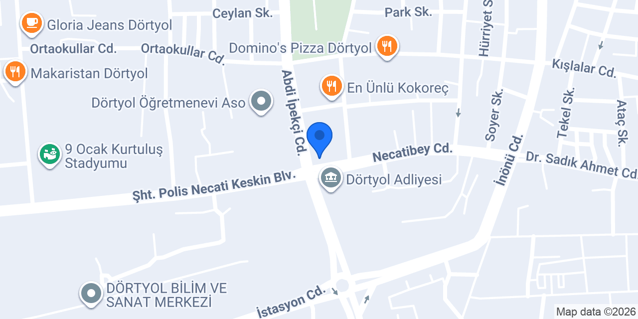 DÖRTYOL UĞUR KURS MERKEZİ konumu