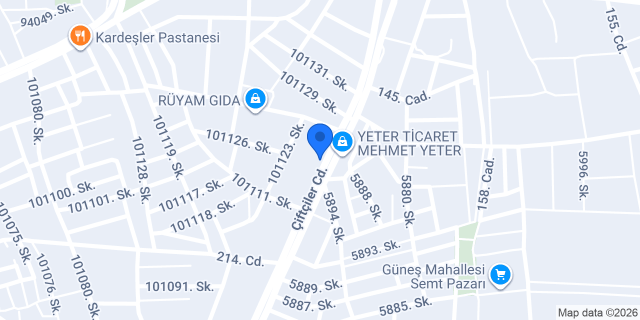 Gülmez Mermer Granit konumu