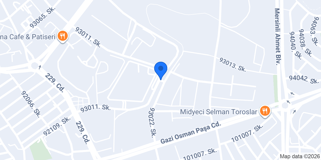 Demirören Mobilya konumu