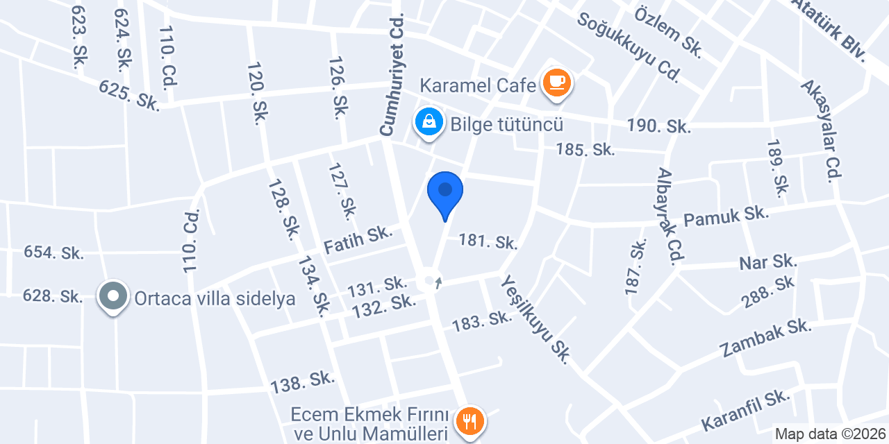 ÜSTÜNSOY TESİSAT konumu