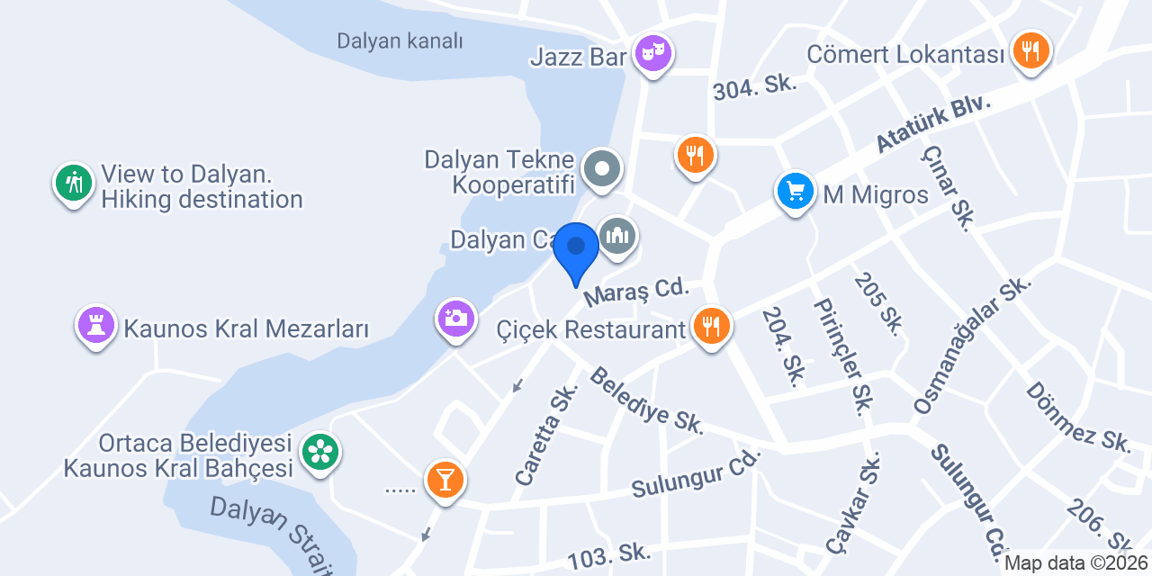 PORTA DALYA RESTAURANT konumu