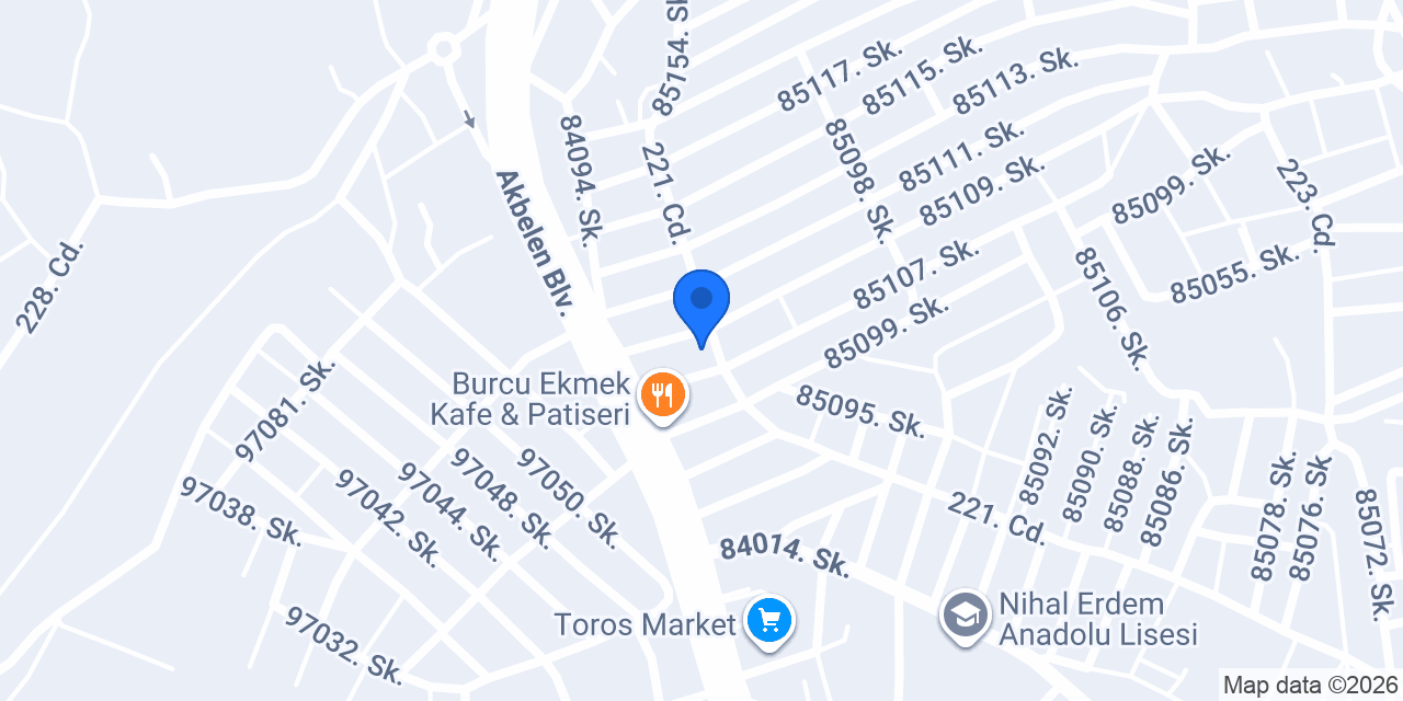 Mersin Yayla Emlak konumu
